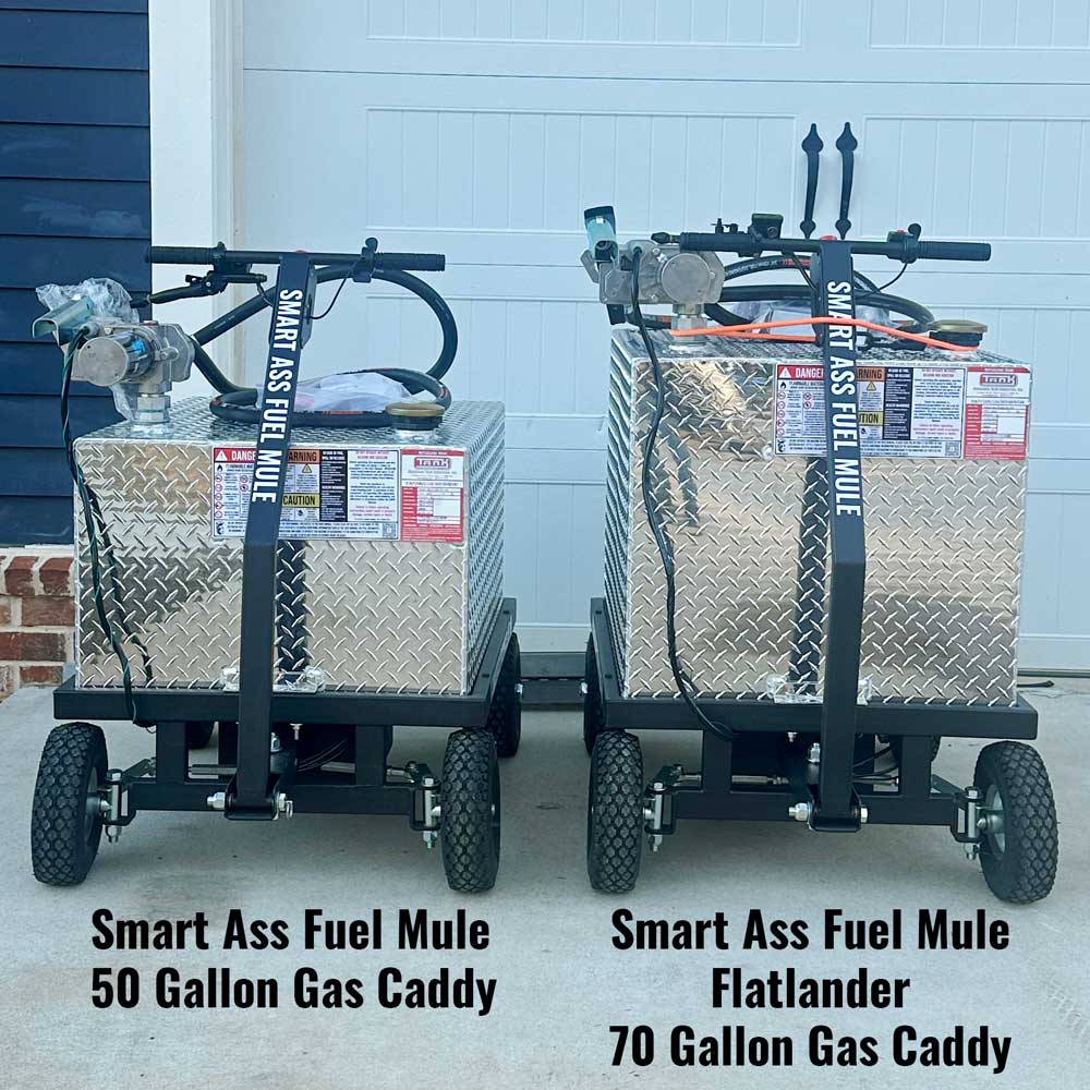 Smart Ass Fuel Mule Flatlander - 70 Gallon Gas Caddy