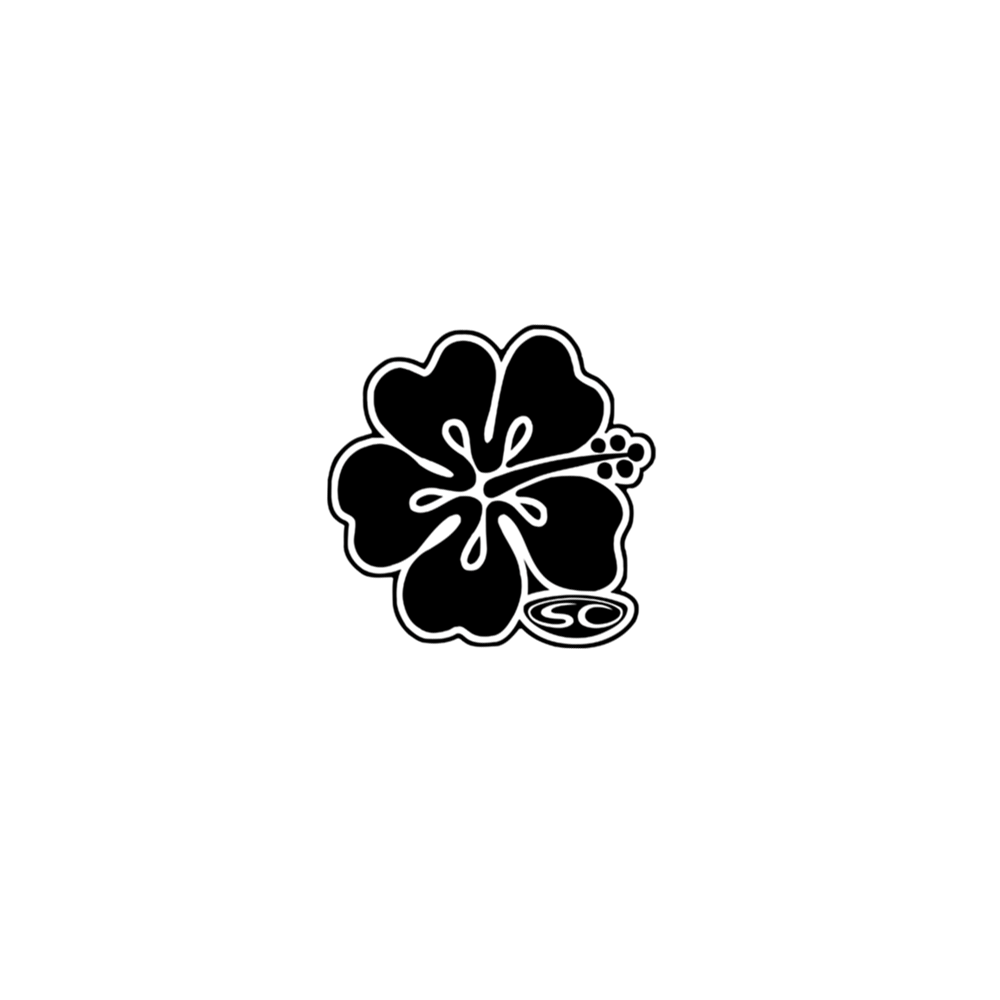 Santa Cruz Surf Shop Flower Sticker