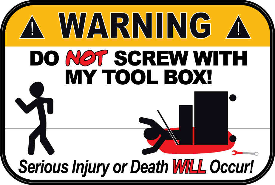 Warning! Do Not Screw!