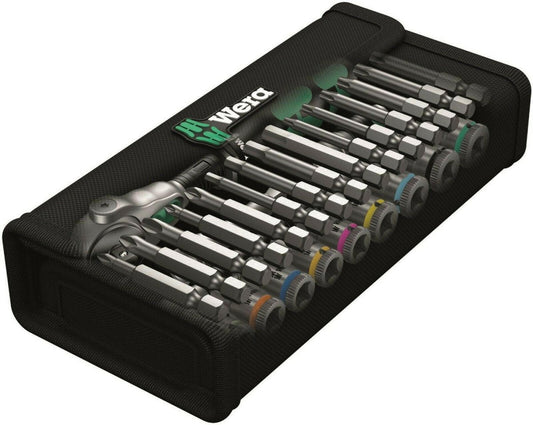 Wera 8100 SA 6 Zyklop Speed Ratchet Set 1/4" Drive Metric 05004016001
