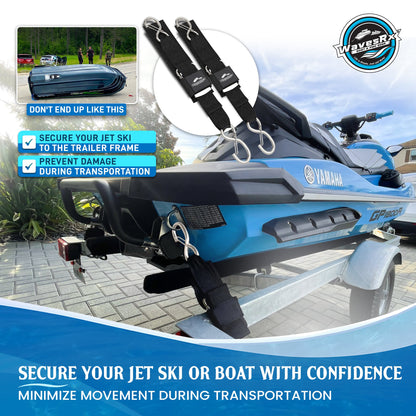 24" PWC TRANSOM STRAPS SS
