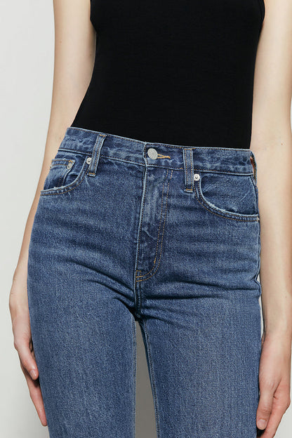 Activity Grrrl High Rise Kick Crop Jeans HJ017