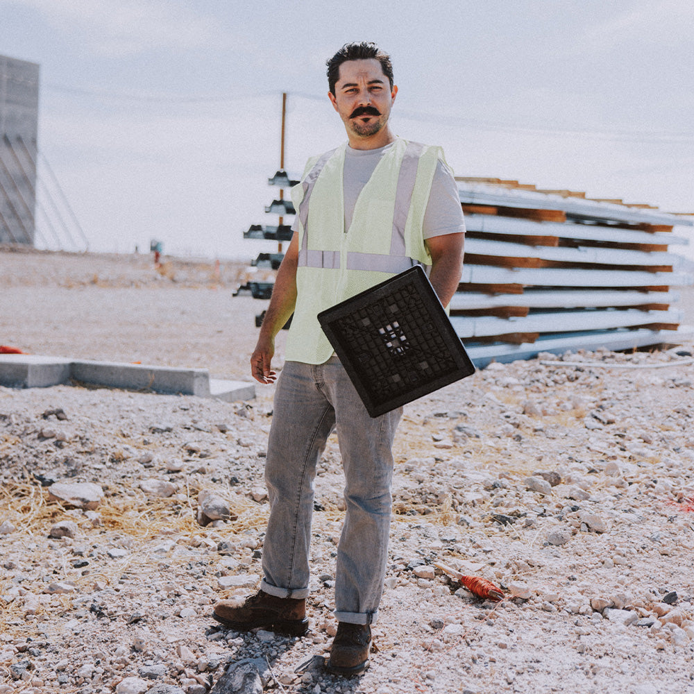 GRABO HighFlow Suction Plate 300, 12x12in, 150 lb