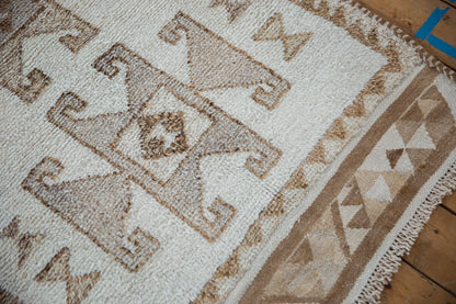 3x11.5 Vintage Distressed Kurd Rug Runner