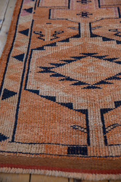 3x12 Vintage Distressed Kurd Rug Runner
