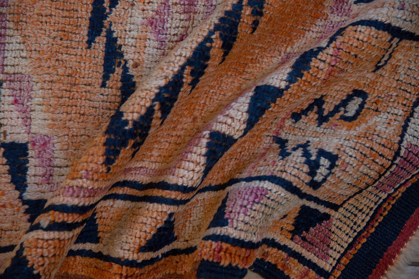 3x12 Vintage Distressed Kurd Rug Runner