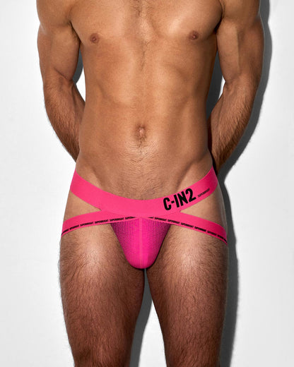 Super Bright Jock Neon Pink