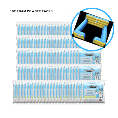 FOAM POWDER PACKS – 120 PACKS + All in one backyard foam pit
