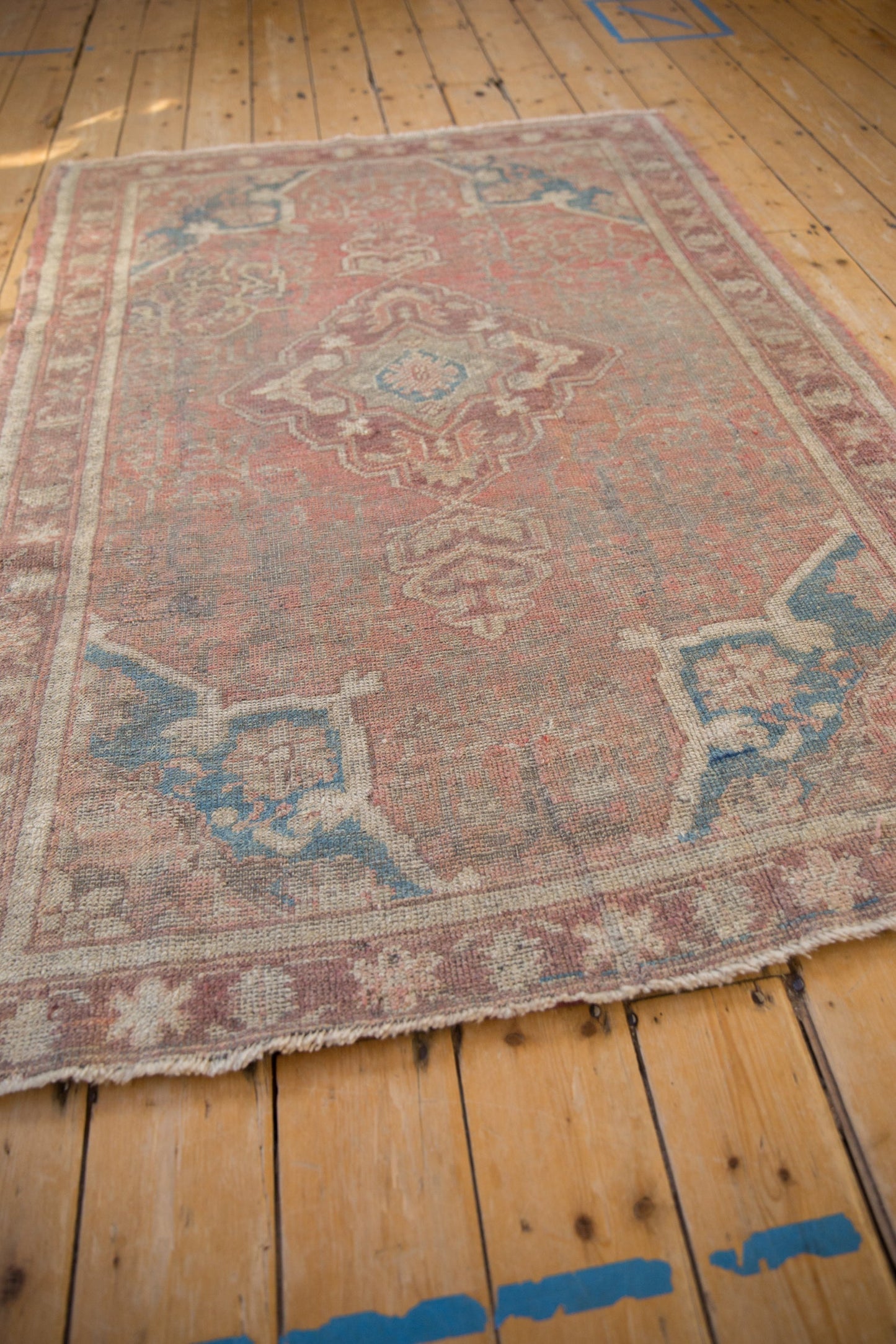 4x6 Vintage Distressed Anatolian Rug