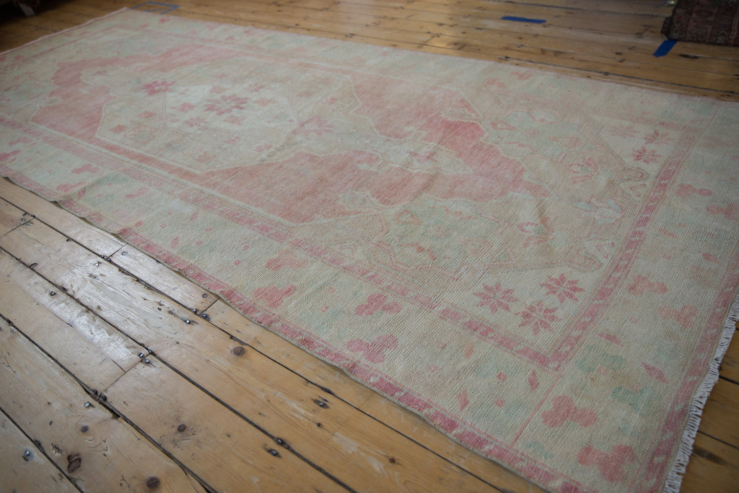 5x12 Vintage Distressed Oushak Rug Runner