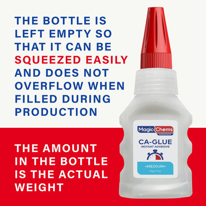 CA Glue with Activator (2 x 1.7 oz + 13.5 fl oz)