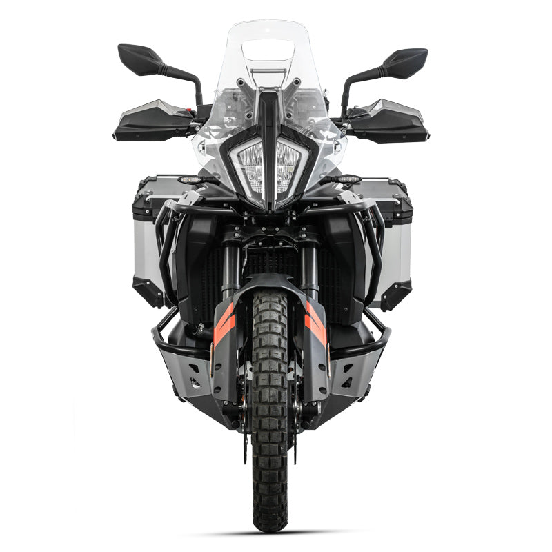 LOBOO CHG222 Crash Bar & Engine Guard for KTM 790 / 890 Adventure & Husqvarna Norden 901 – Upper & Lower Protection, Black or Orange Finish