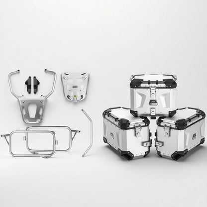 LOBOO CONQUEROR Aluminum Cases & Racks Set for BMW R1300GS / R1300GS Adventure