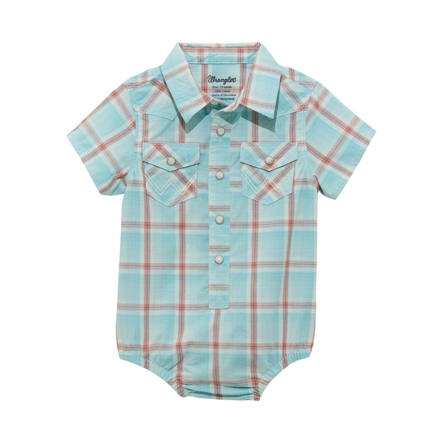 Plaid Bodysuit | Wrangler Infant