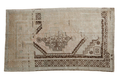 3.5x6.5 Vintage Distressed Oushak Rug