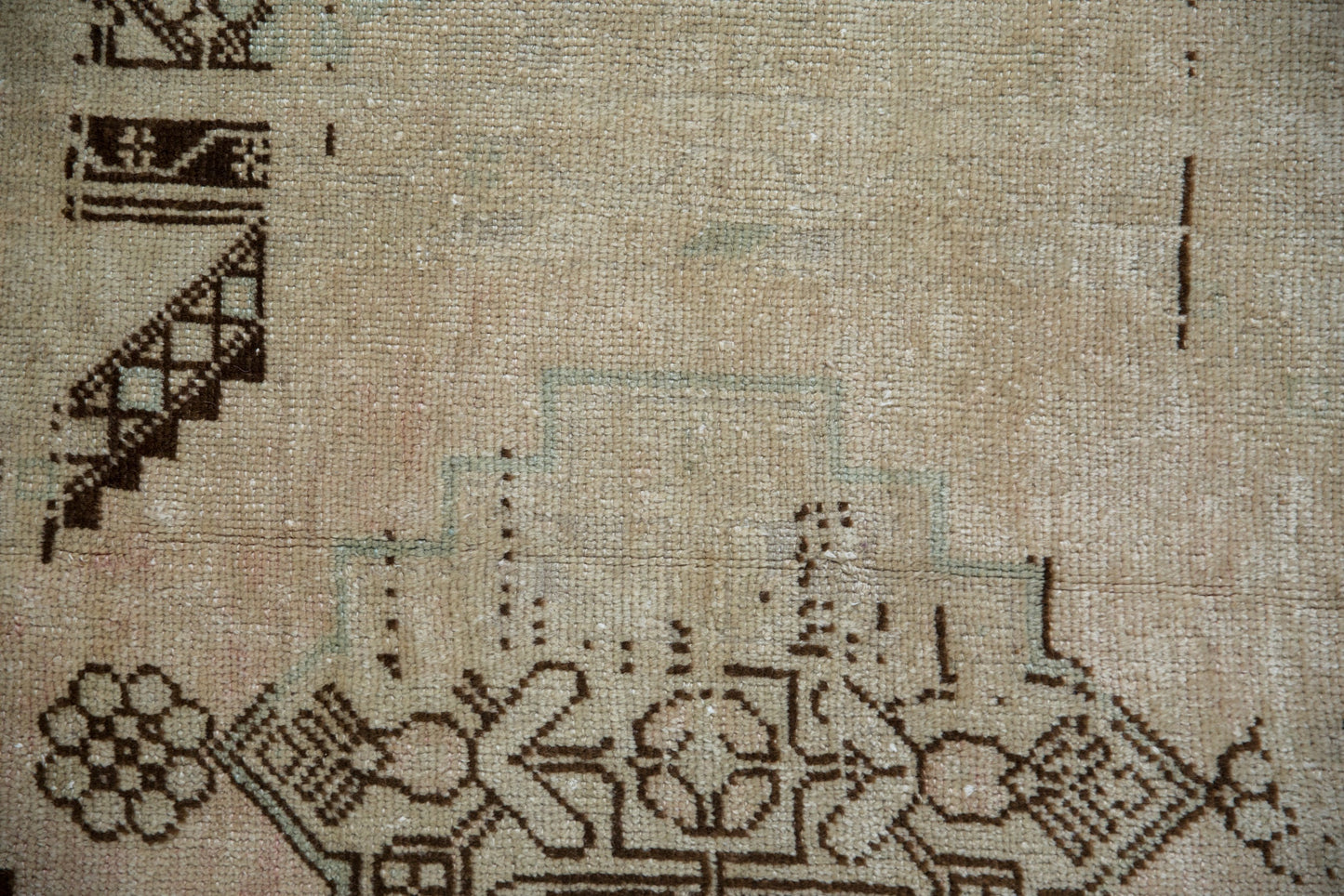 3.5x6.5 Vintage Distressed Oushak Rug