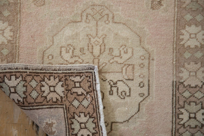 2x2 Vintage Distressed Oushak Square Rug Mat