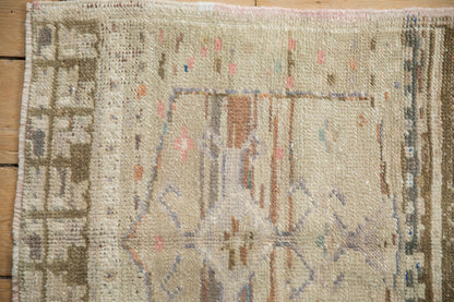 2x2 Vintage Distressed Oushak Square Rug Mat