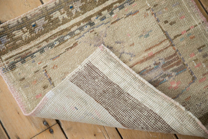 2x2 Vintage Distressed Oushak Square Rug Mat