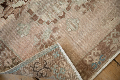 2.5x2.5 Vintage Distressed Oushak Square Rug Mat