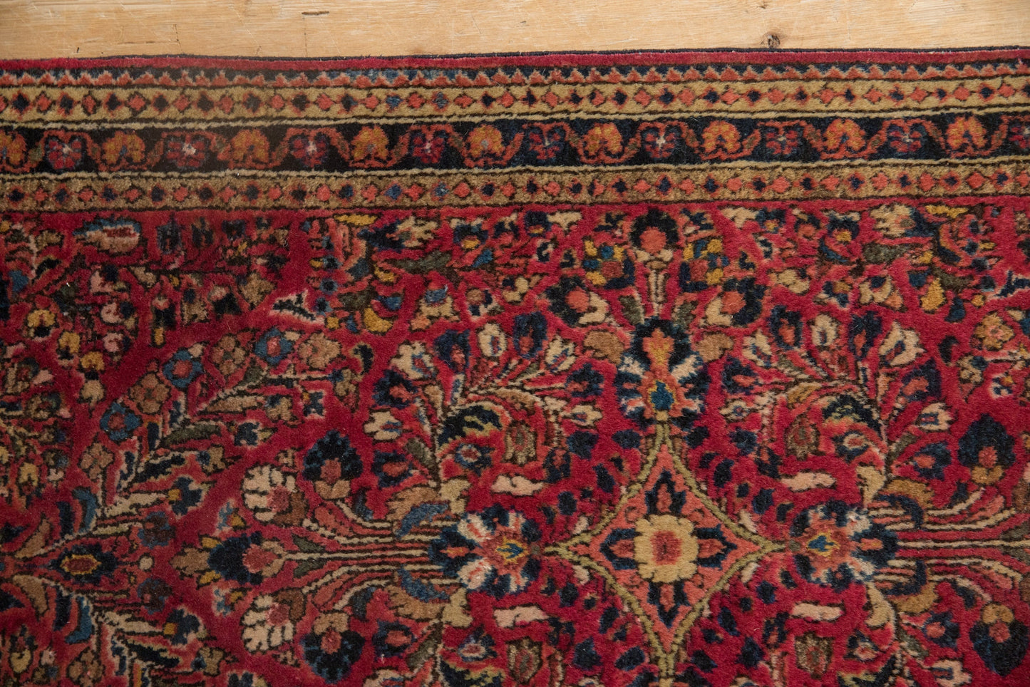 2x4 Vintage German Sarouk Rug Runner