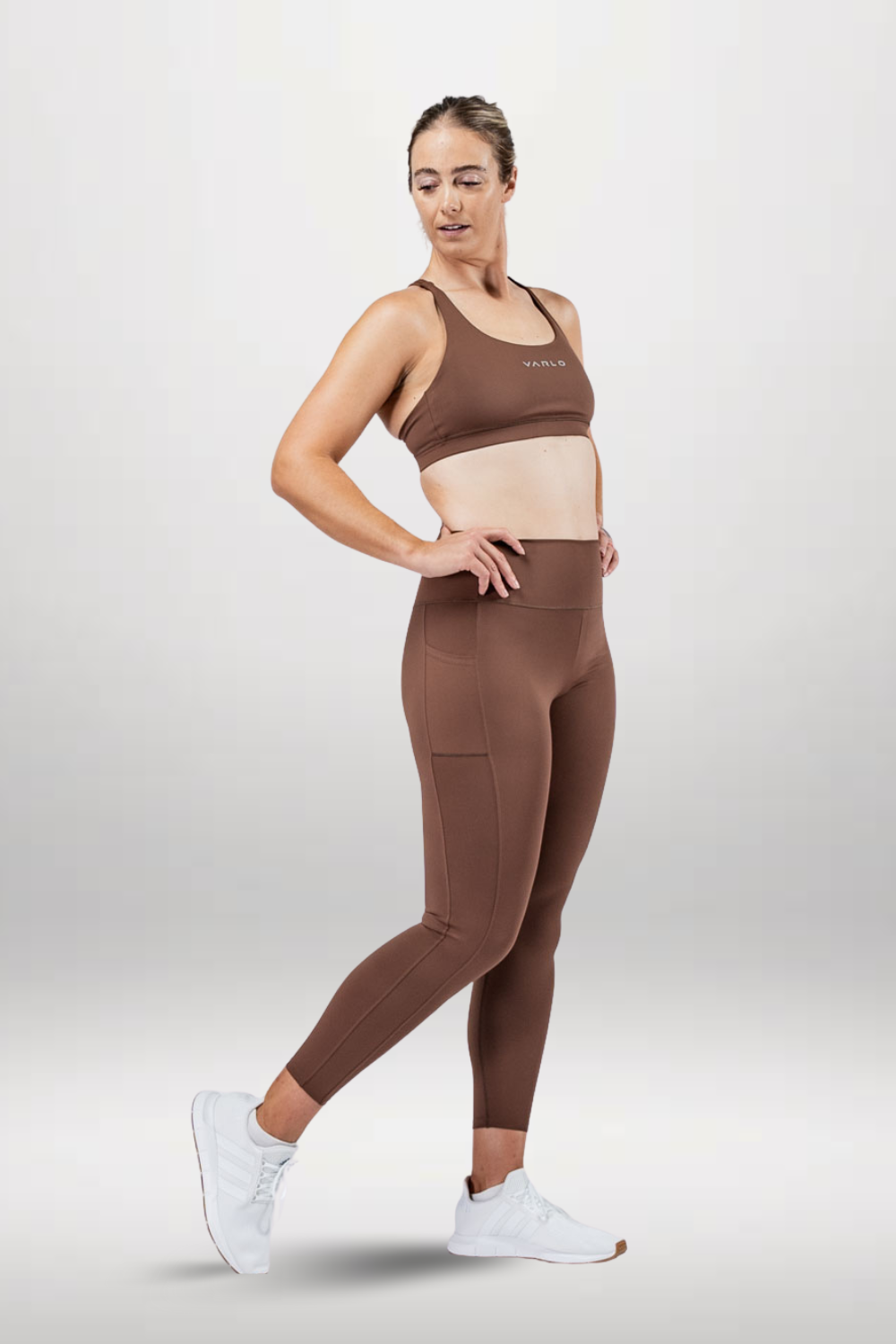 Women's SOHO Full Length High Waist Leggings (City Mocha)