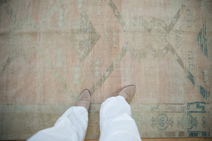 5x11 Vintage Distressed Oushak Rug Runner