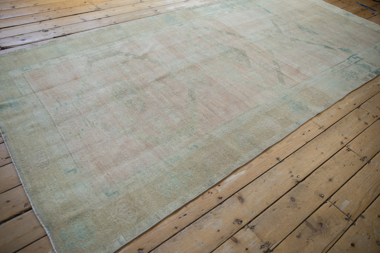 5x11 Vintage Distressed Oushak Rug Runner