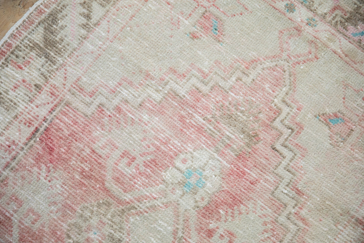 2.5x5.5 Vintage Distressed Oushak Rug Runner