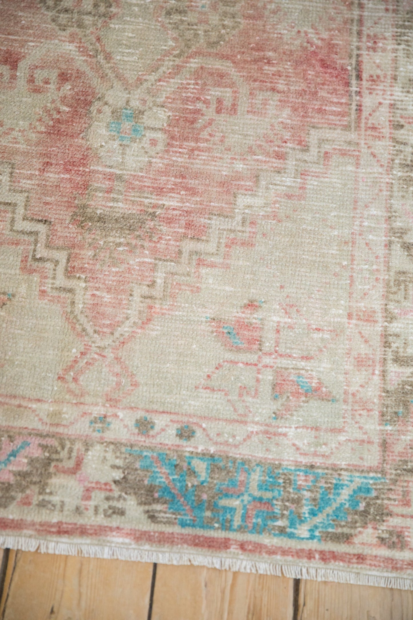 2.5x5.5 Vintage Distressed Oushak Rug Runner