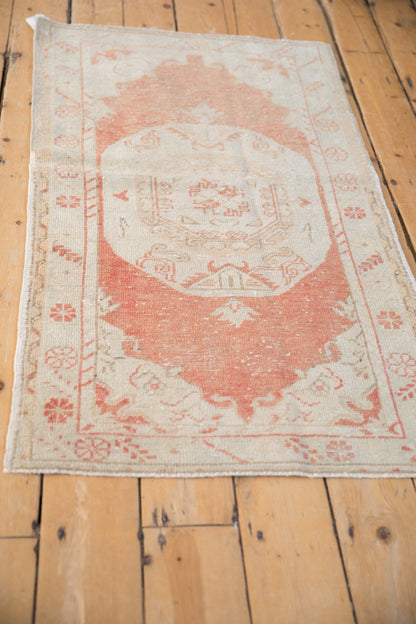 2.5x4.5 Vintage Distressed Oushak Rug