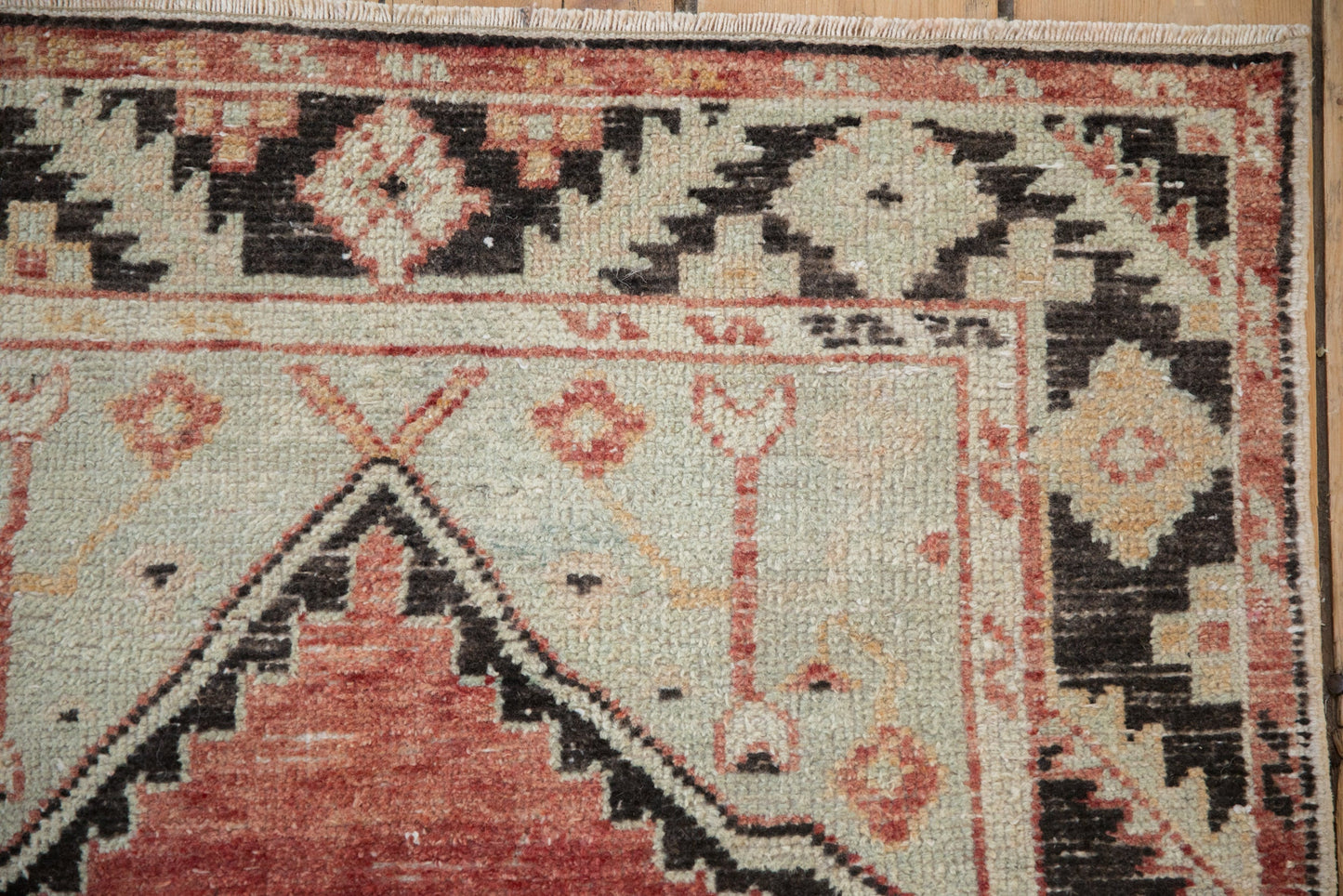 2.5x5 Vintage Distressed Oushak Rug Runner