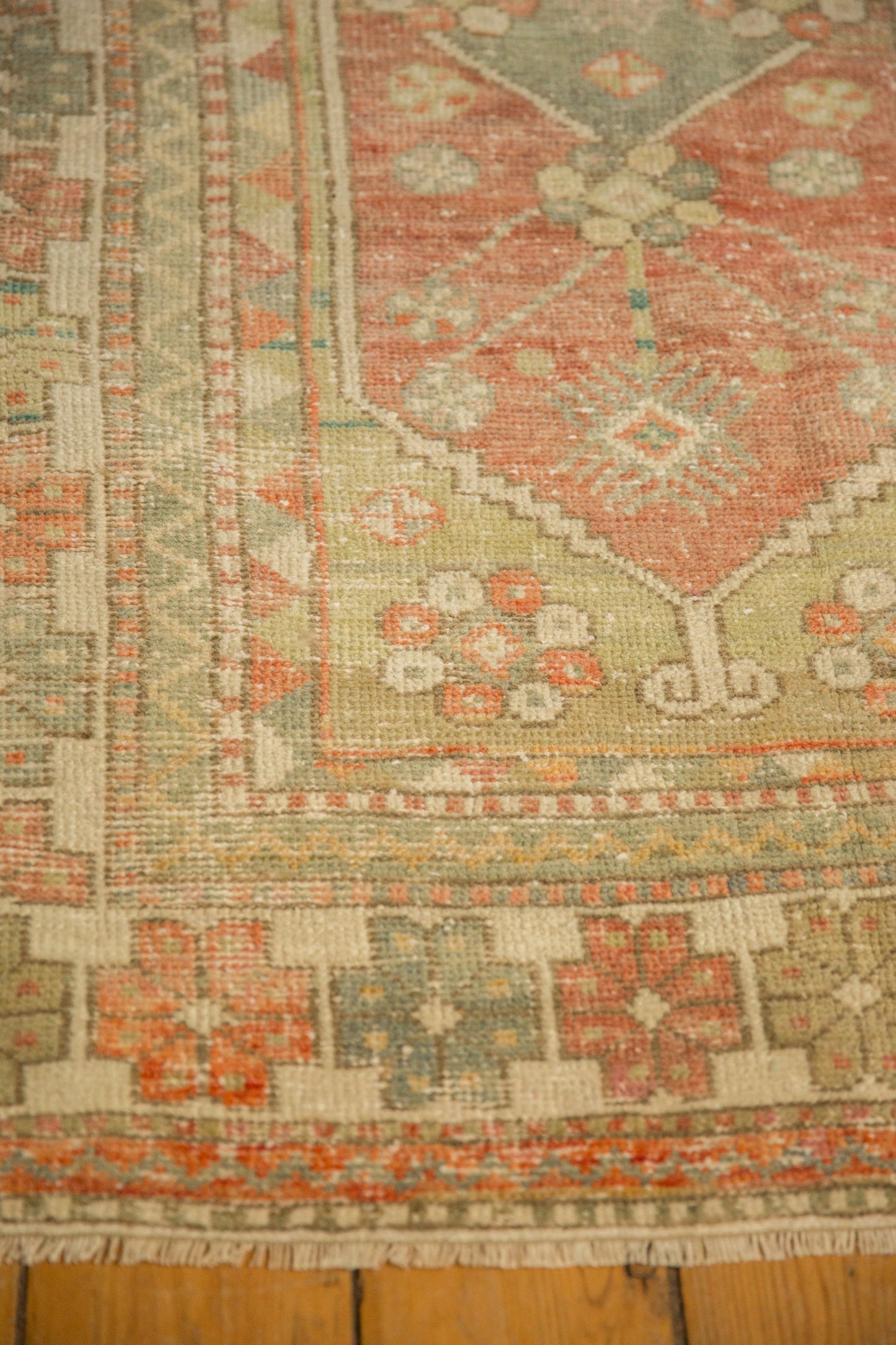 3.5x5.5 Vintage Distressed Oushak Rug