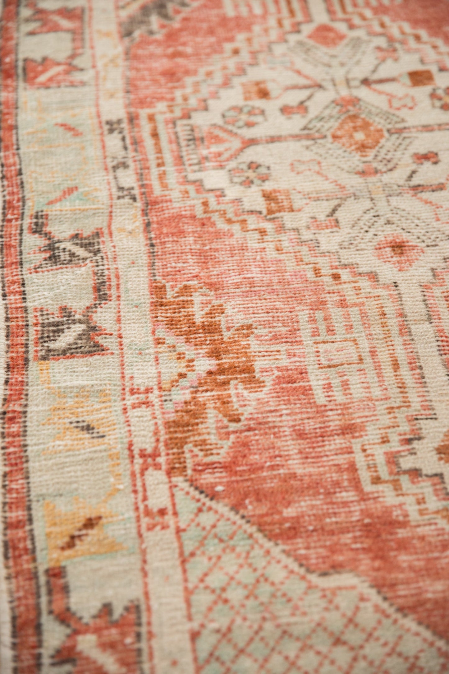 2.5x5.5 Vintage Distressed Oushak Rug Runner