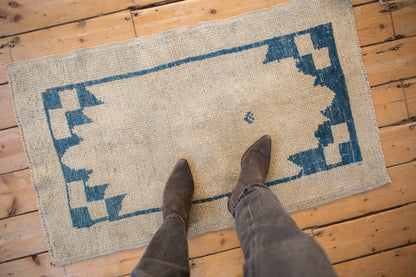 2x4 Distressed Oushak Rug Runner