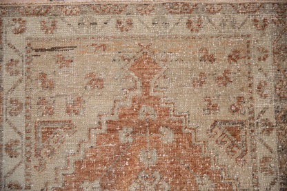 2.5x9 Vintage Distressed Oushak Rug Runner