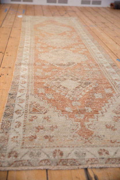 2.5x9 Vintage Distressed Oushak Rug Runner