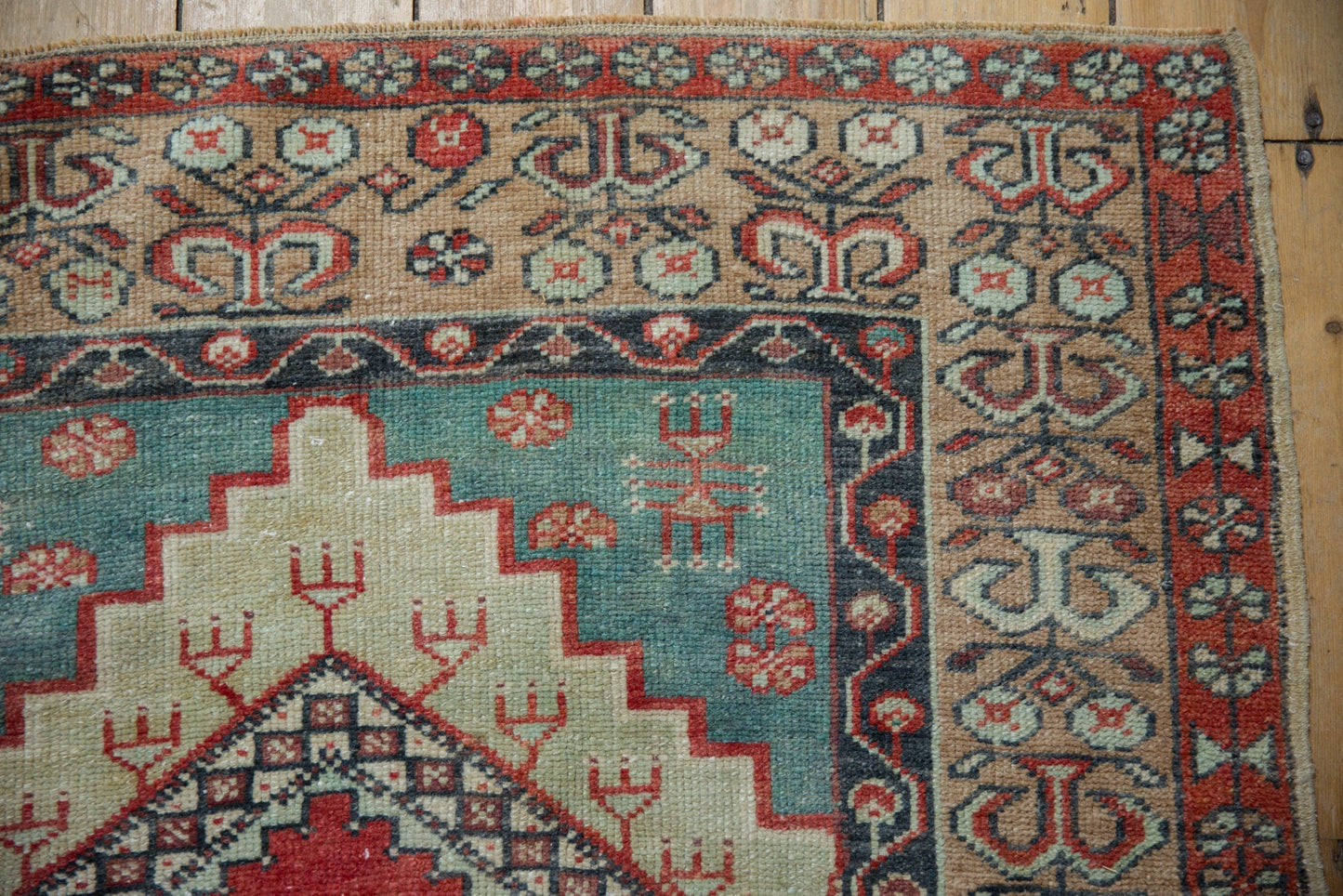 3.5x5.5 Vintage Distressed Anatolian Rug