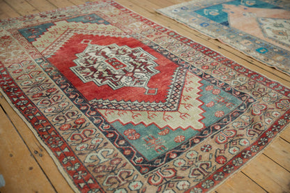 3.5x5.5 Vintage Distressed Anatolian Rug