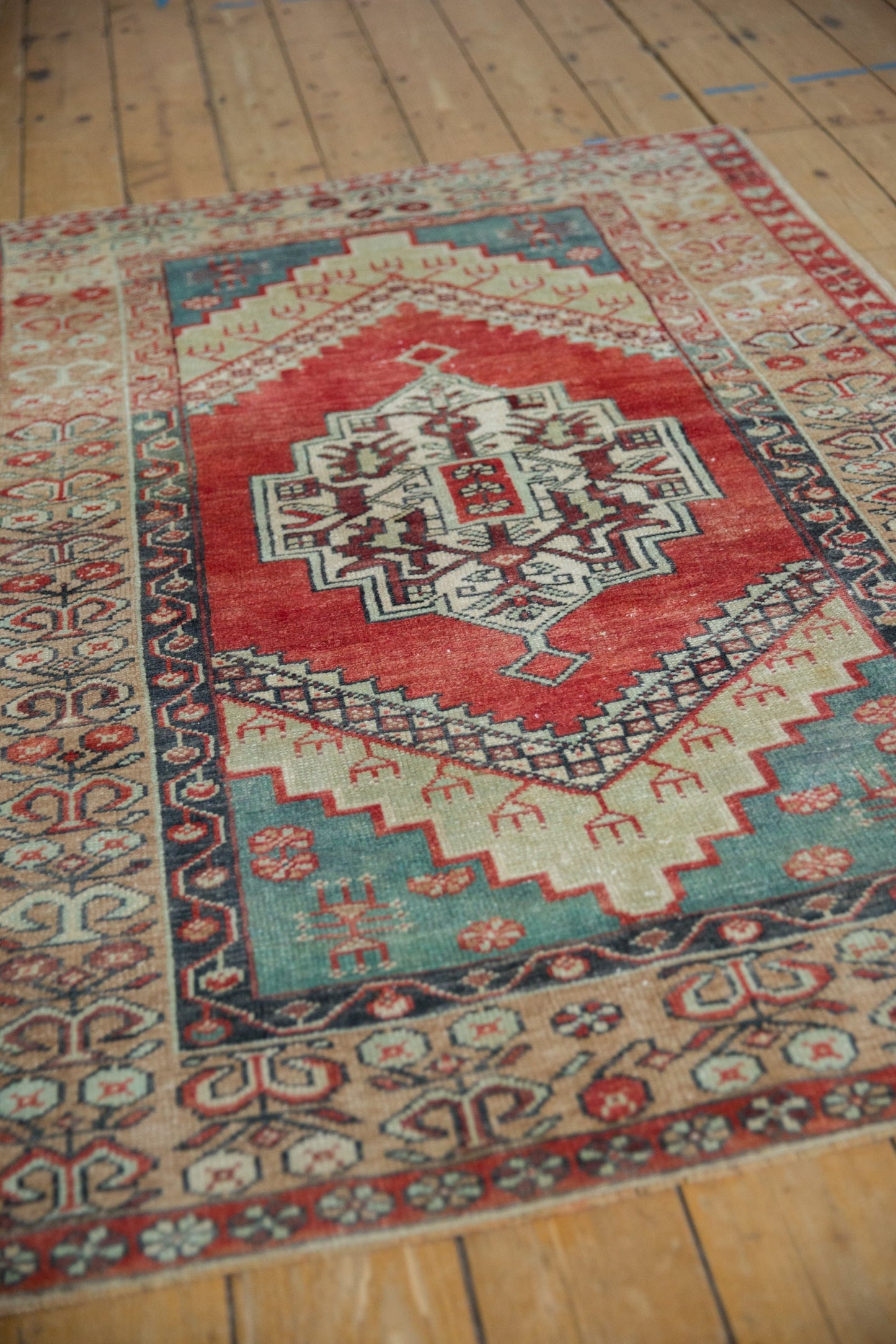 3.5x5.5 Vintage Distressed Anatolian Rug