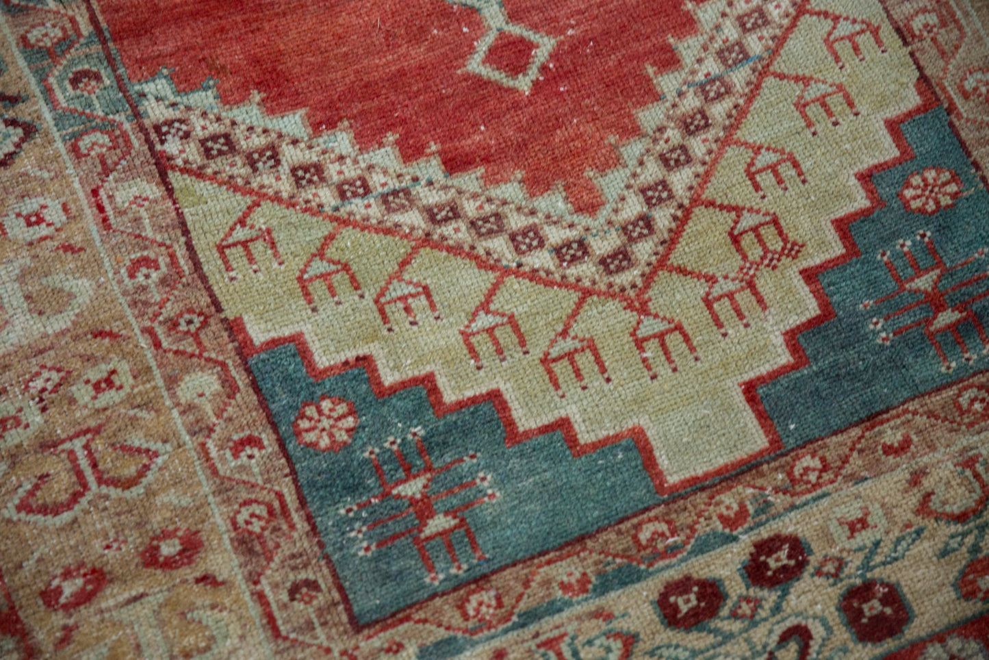 3.5x5.5 Vintage Distressed Anatolian Rug