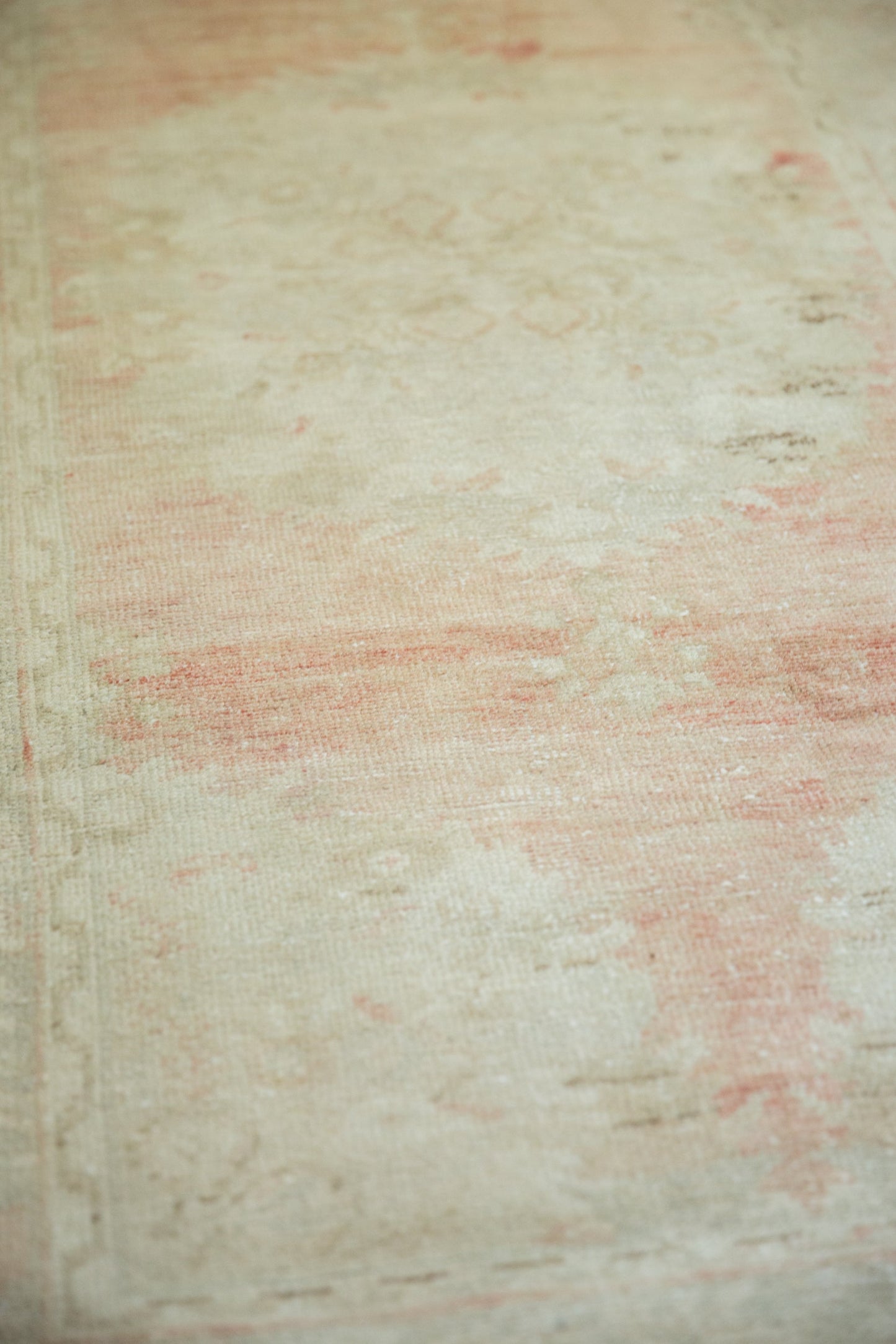 3.5x7 Vintage Distressed Oushak Rug Runner