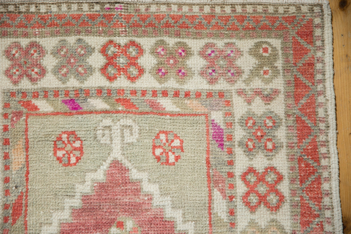 2.5x5 Vintage Distressed Oushak Rug Runner