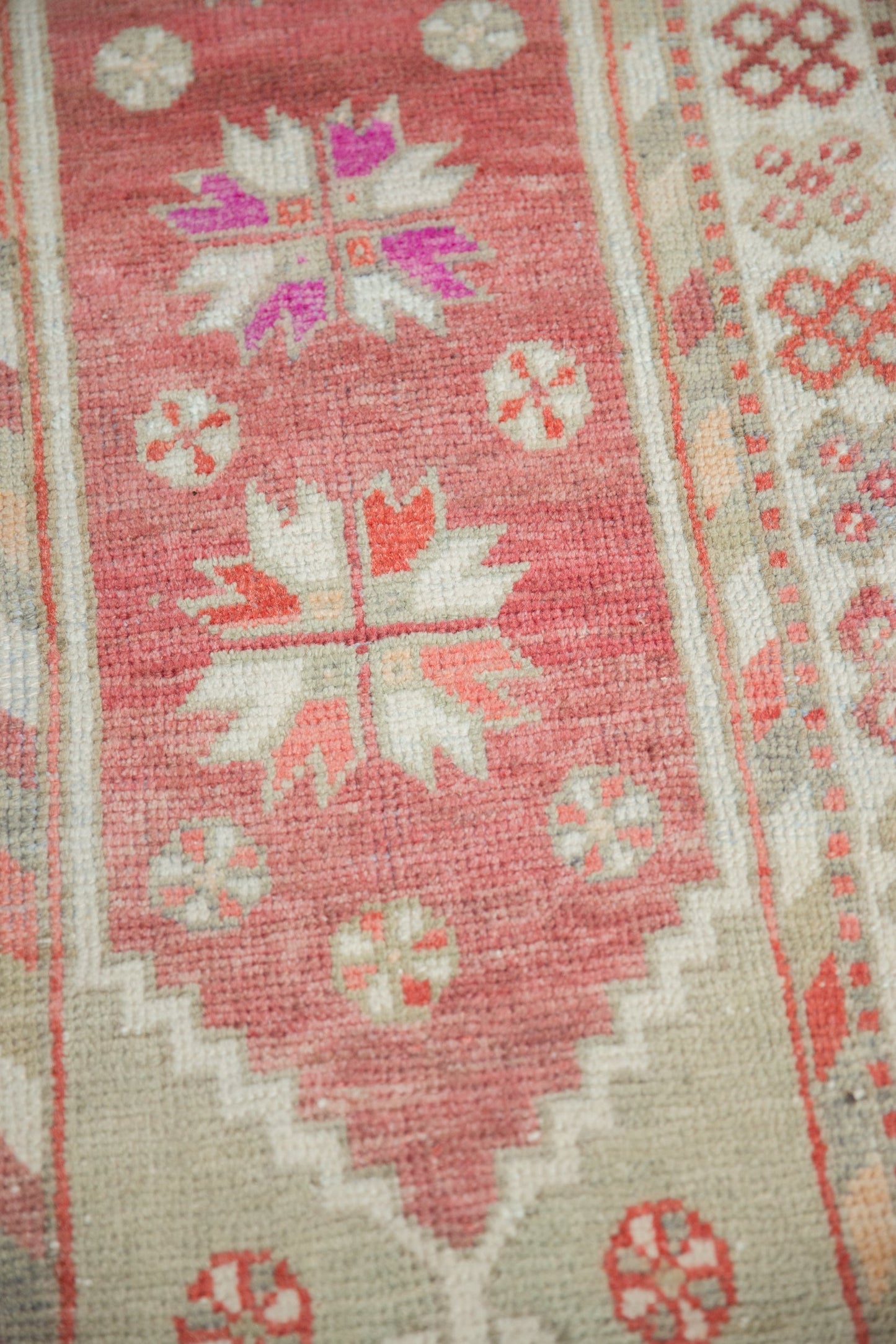 2.5x5 Vintage Distressed Oushak Rug Runner