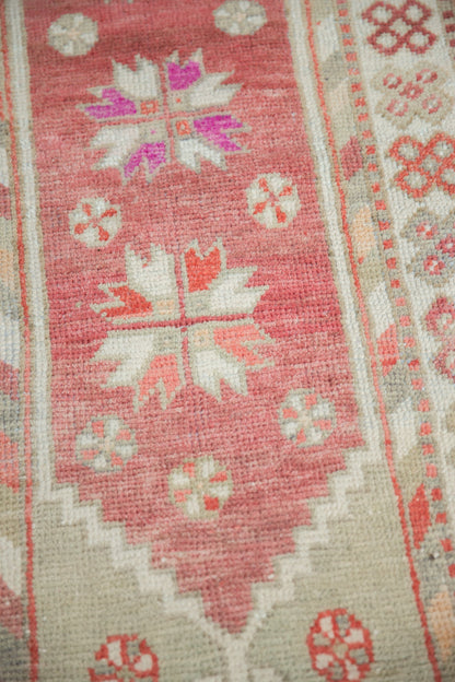 2.5x5 Vintage Distressed Oushak Rug Runner