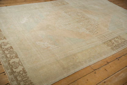 5.5x9 Vintage Distressed Oushak Carpet