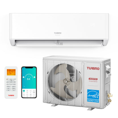 Greenland 24,000 BTU Single Zone WiFi Mini Split AC (R454B)
