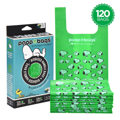 Snoopy® Handle Tie Poop Bags