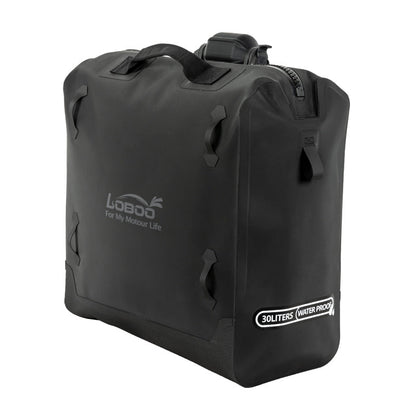 LOBOO Inflatable Motorcycle Side Bag Set – ALPS Series Waterproof Travel Saddle Bags (Available in 23L, 30L, or Mixed 23L+30L Options)
