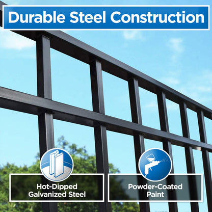 14x6 ft Steel Sliding Driveway Gate